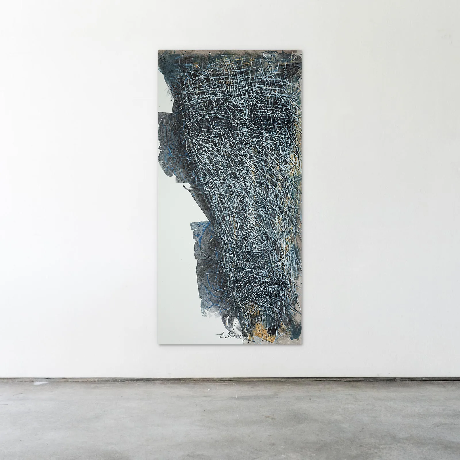 Зображення "Beside 2" від Людмила Давиденко, розмір: 100x200, медіум: Живопис, серія: Голова, ціна: €4000 Фото 2 з 3.