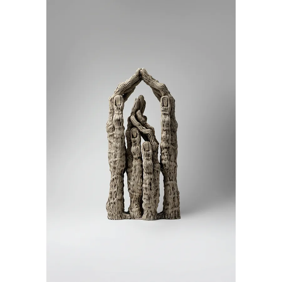 Image of Protect by Liudmyla Davydenko, size: 35х17х12, made of oil/canvas, Sculpture medium, from Lviv, part of the Holova/Head series, priced at €700 Photo 1 of 3.