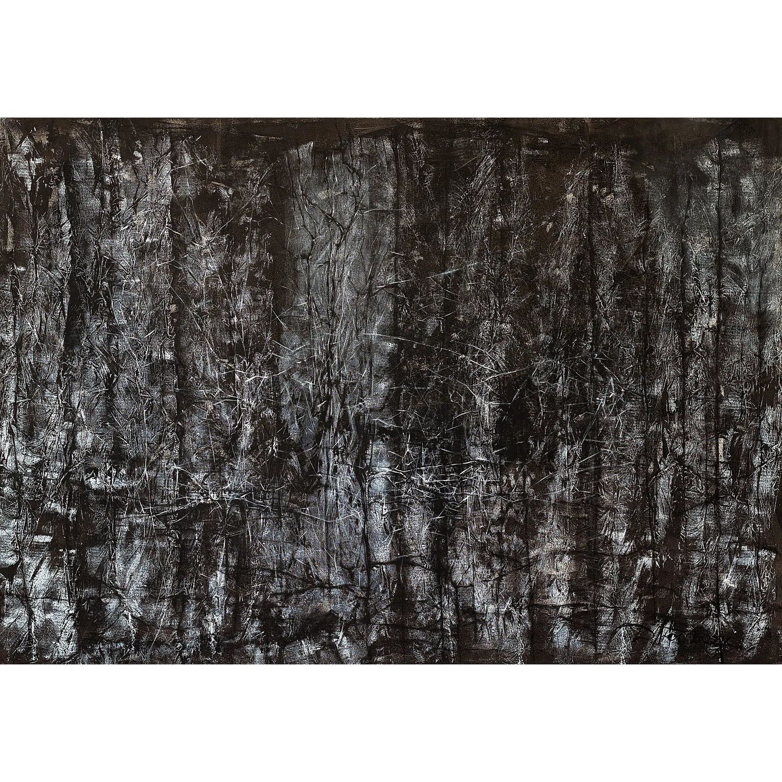 Image of Ash by Liudmyla Davydenko, size: 140х200 cm, made of oil/canvas, Painting medium, from Lviv, part of the Synergetics series, priced at €4500 Photo 1 of 3.