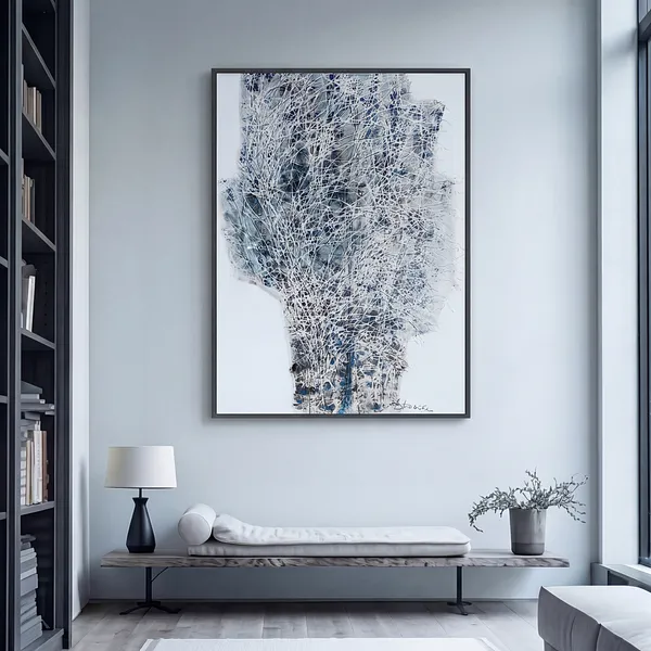 Зображення "Water tree" від Людмила Давиденко, розмір: 120х160, медіум: Живопис, серія: Ізолінії, ціна: €3000 Фото 2 з 2.