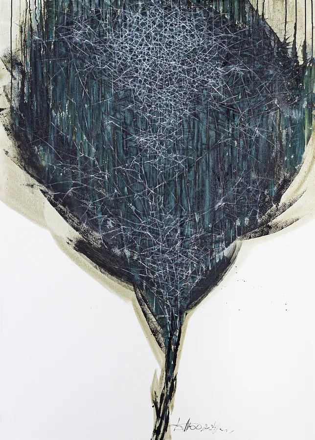 Зображення "Пробудження 1" від Людмила Давиденко, розмір: 100х140, матеріали: Масло/канва, медіум: Живопис, серія: Ризома, ціна: €2500 Фото 1 з 2.