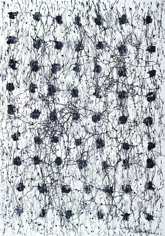 Зображення "Протилежне 1" від Людмила Давиденко, розмір: 140х200, матеріали: олія / полотно, медіум: Живопис, серія: Сінергетика, ціна: €4500 Фото 1 з 3.