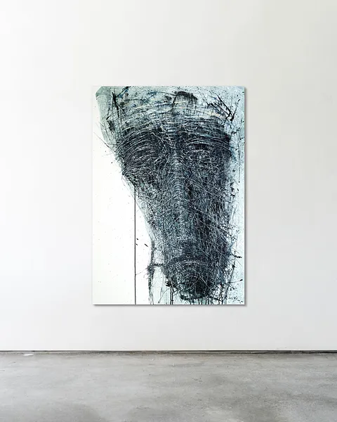 Зображення "Заголовок 1" від Людмила Давиденко, розмір: 140x200, матеріали: олія/канва, медіум: Живопис, серія: Голова, ціна: €5000 Фото 2 з 2.