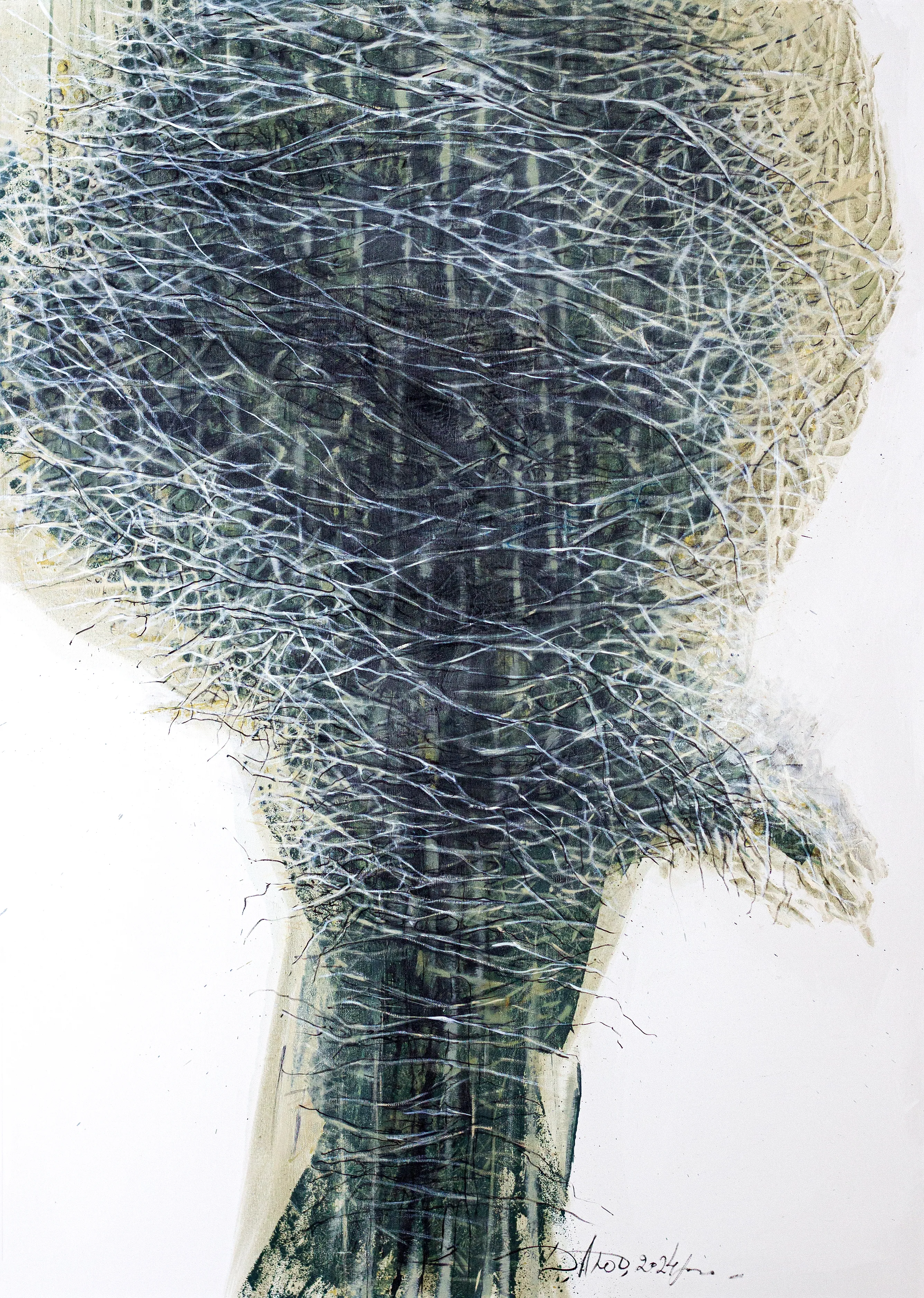 Зображення "Пробудження 2" від Людмила Давиденко, розмір: 100х140, матеріали: масло/полотно, медіум: Живопис, серія: Ізолінії, ціна: €2500