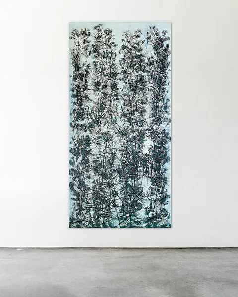 Зображення "Висока трава" від Людмила Давиденко, розмір: 200х100, матеріали: олія/полотно, медіум: Живопис, серія: Ізолінії, ціна: €3500 Фото 2 з 2.