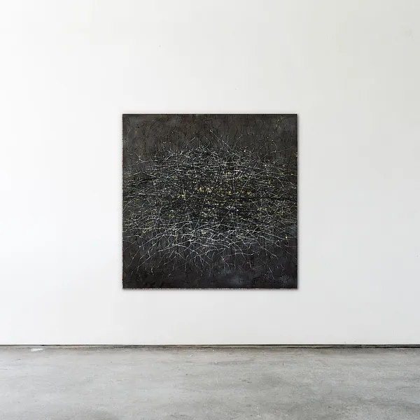 Зображення "Проникнення 2" від Людмила Давиденко, розмір: 140х140, матеріали: олія / полотно, медіум: Живопис, серія: Ізолінії, ціна: €3000 Фото 2 з 2.