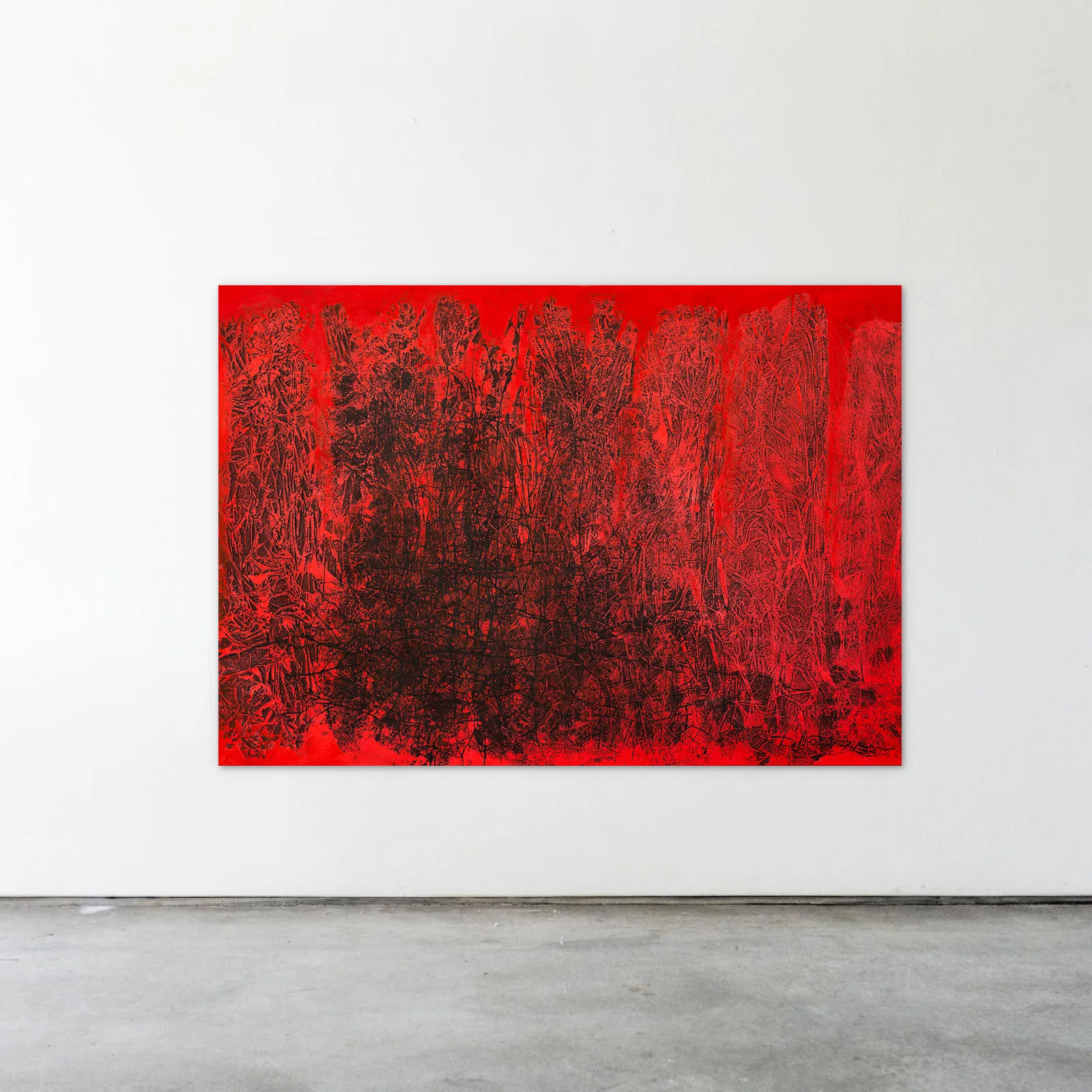 Зображення "Вогонь" від Людмила Давиденко, розмір: 140х200, матеріали: олія/полотно, медіум: Живопис, серія: Сінергетика, ціна: €4500 Фото 2 з 2.