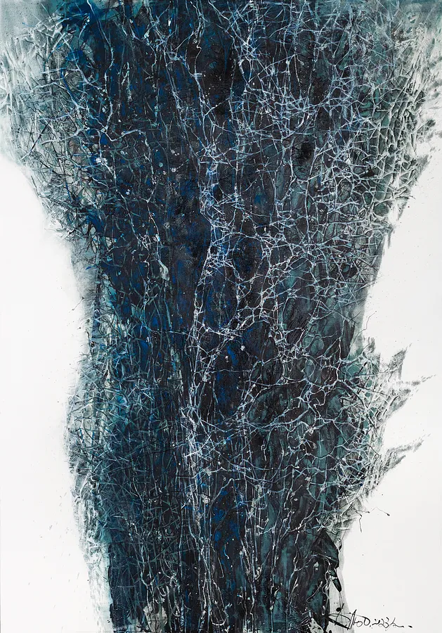 Зображення "Сила 2" від Людмила Давиденко, розмір: 140x200, матеріали: олія/полотно, медіум: Живопис, серія: Ізолінії, ціна: €5000 Фото 1 з 2.