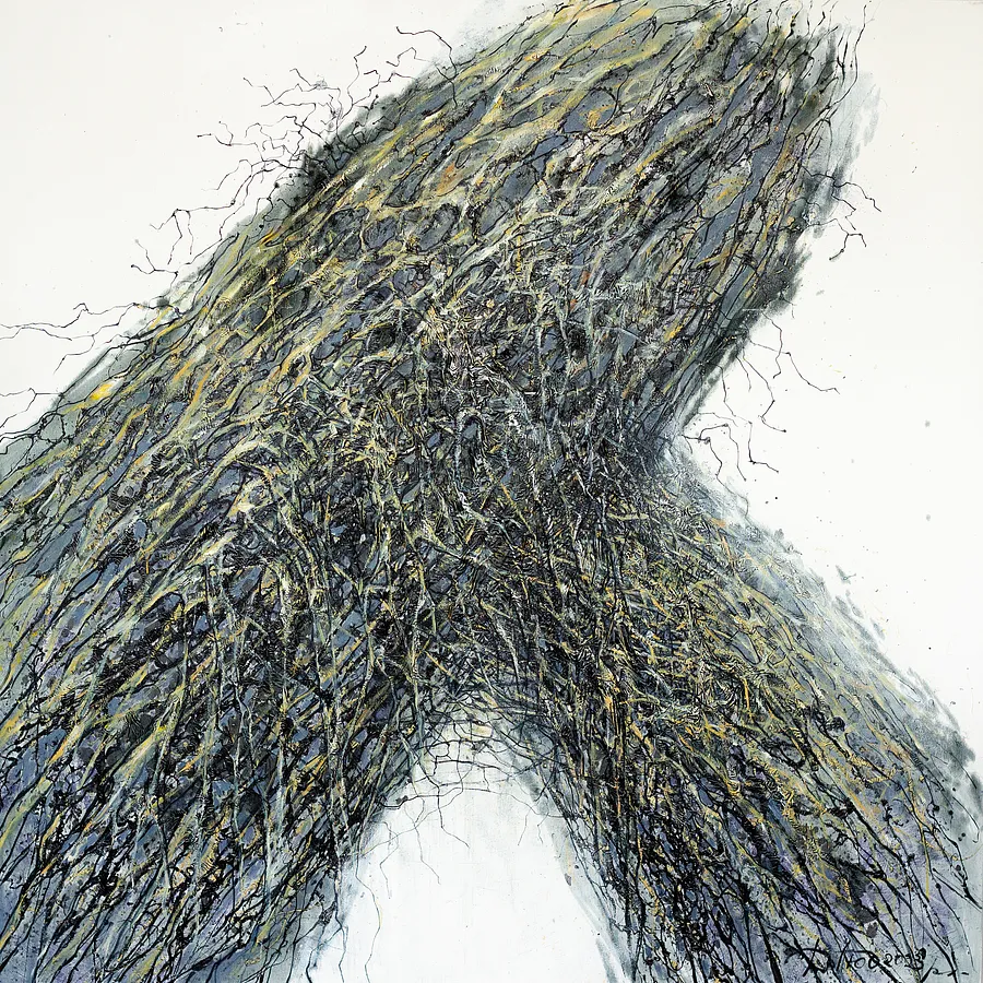 Зображення "Сила" від Людмила Давиденко, розмір: 140х140, матеріали: олія/холст, медіум: Живопис, серія: Ізолінії, ціна: €3000 Фото 1 з 2.