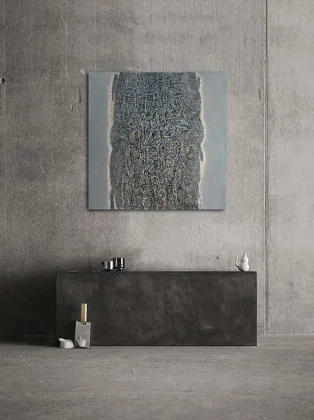 Зображення "Ранок 2" від Людмила Давиденко, розмір: 100x100, матеріали: олія / полотно, медіум: Живопис, серія: Ризома, ціна: €1500 Фото 2 з 2.