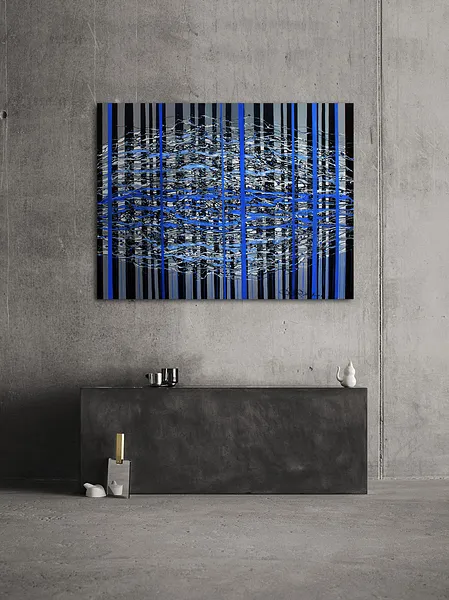 Image of Stigmata cold by Liudmyla Davydenko, size: 100х130, made of oil/canvas, Painting medium, part of the Rhizome series, priced at €2000 Photo 2 of 2.