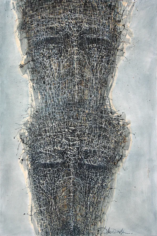 Image of In seguence 2 by Liudmyla Davydenko, size: 100х150, made of oil/canvas, Painting medium, part of the Holova/Head series, priced at €2500 Photo 1 of 2.