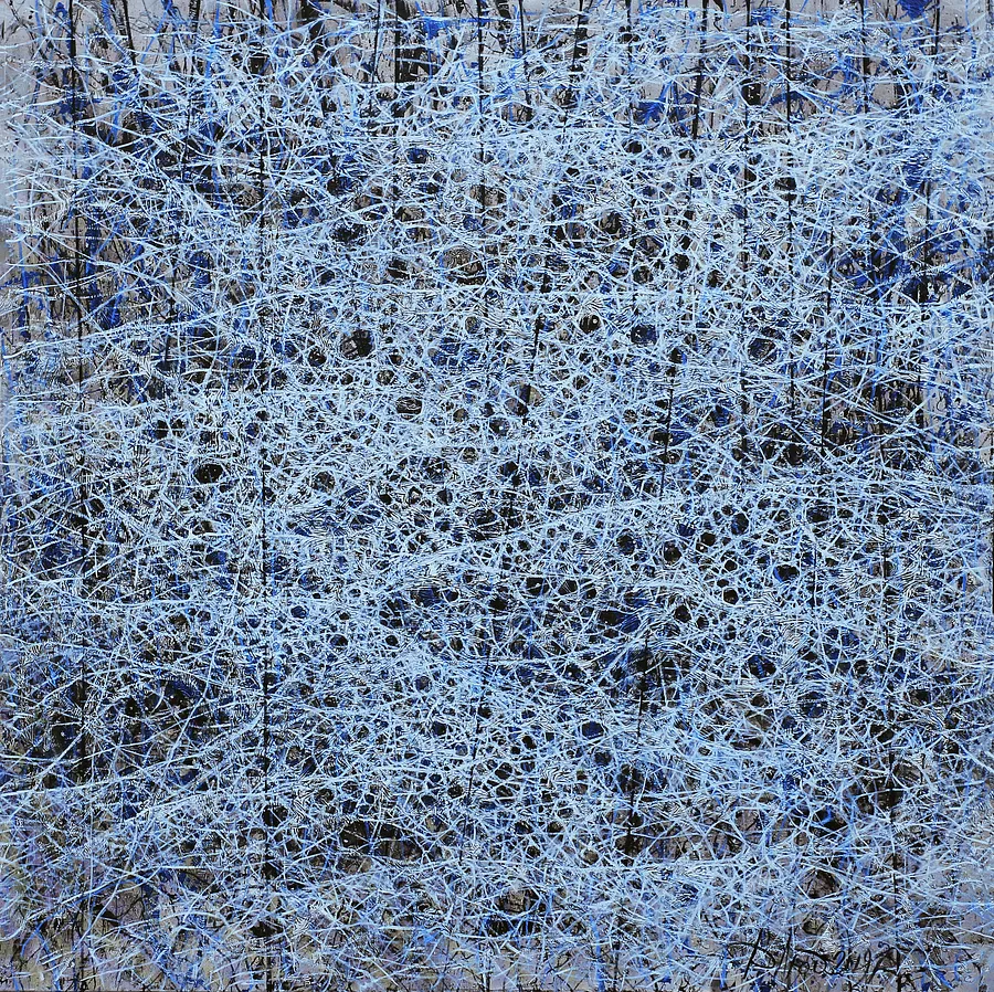 Зображення "Хвилі 1" від Людмила Давиденко, розмір: 140х140, матеріали: олія/полотно, медіум: Живопис, серія: Ризома, ціна: €3000 Фото 1 з 3.