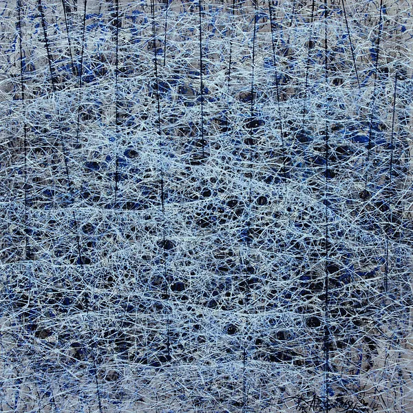 Image of Waves 2 by Liudmyla Davydenko, size: 140х140, made of oil/canvas, Painting medium, part of the Rhizome series, priced at €3000