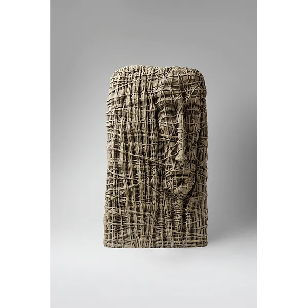 Image of Redoubling by Liudmyla Davydenko, size: 48х27х14, made of chamotte, glaze, Sculpture medium, part of the Holova/Head series, priced at €1200