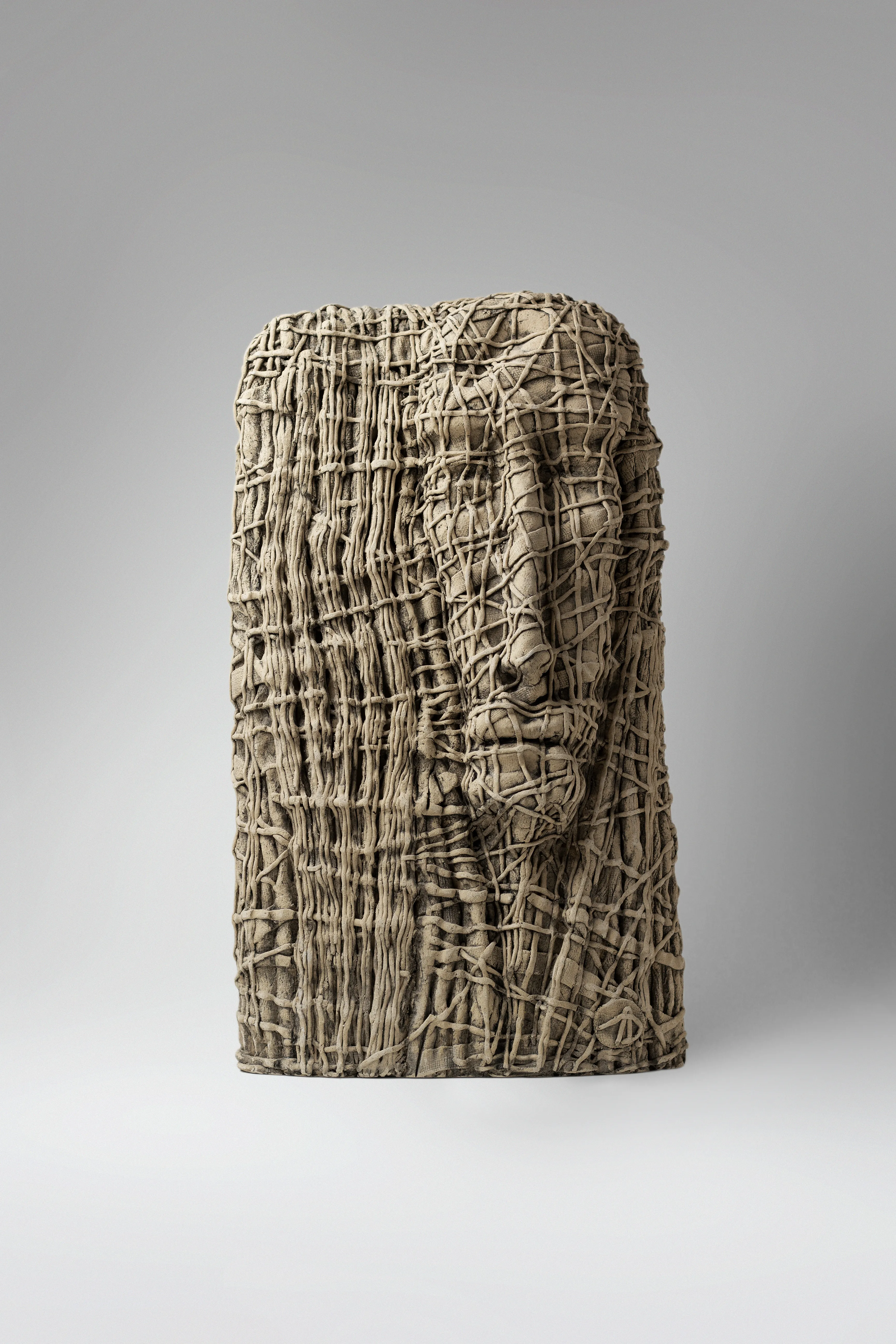 Image of Redoubling by Liudmyla Davydenko, size: 48х27х14, made of chamotte, glaze, Sculpture medium, part of the Holova/Head series, priced at €1200 Photo 2 of 3.