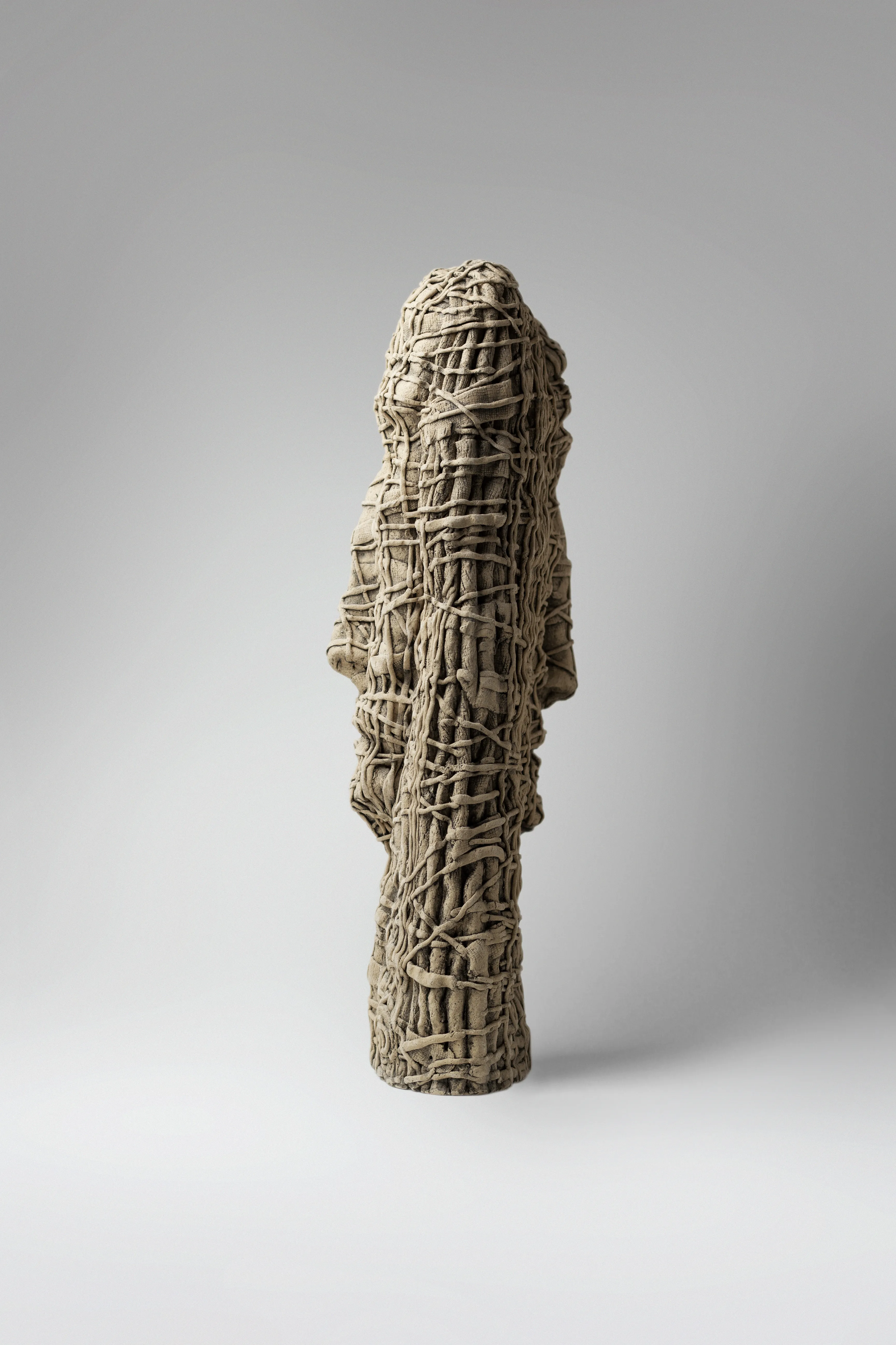 Image of Redoubling by Liudmyla Davydenko, size: 48х27х14, made of chamotte, glaze, Sculpture medium, part of the Holova/Head series, priced at €1200 Photo 3 of 3.