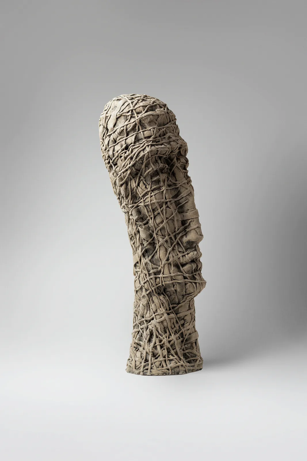 Image of If only by Liudmyla Davydenko, size: 46х15х16, made of chamotte, glaze, Sculpture medium, part of the Holova/Head series, priced at €1000 Photo 3 of 3.