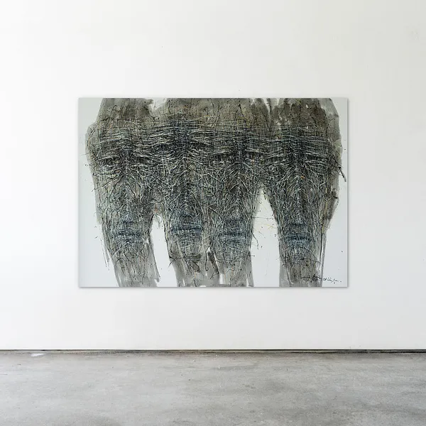 Зображення "Єдність 2" від Людмила Давиденко, розмір: 200х140, матеріали: олія/полотно, медіум: Живопис, серія: Голова, ціна: €5000 Фото 2 з 2.