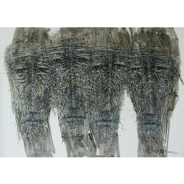 Зображення "Єдність 2" від Людмила Давиденко, розмір: 200х140, матеріали: олія/полотно, медіум: Живопис, серія: Голова, ціна: €5000