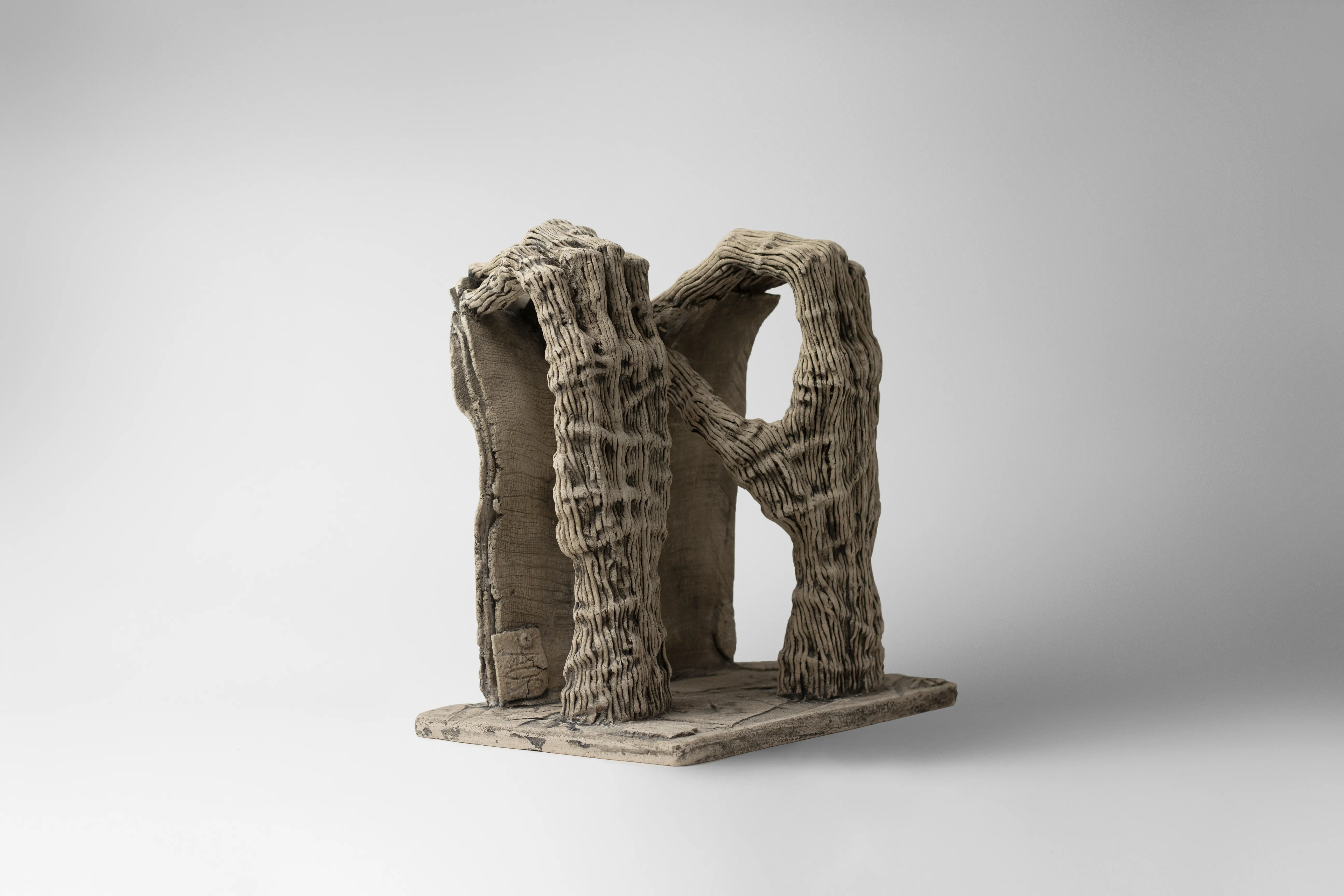 Image of To break by Liudmyla Davydenko, size: 24х22,5х15, made of chamotte, glaze, Sculpture medium, part of the Holova/Head series, priced at €700