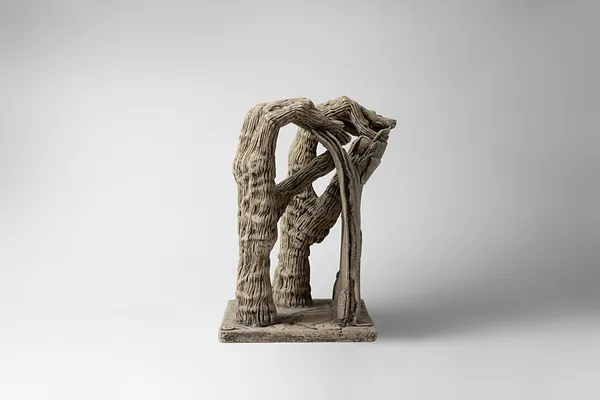 Image of To break by Liudmyla Davydenko, size: 24х22,5х15, made of chamotte, glaze, Sculpture medium, part of the Holova/Head series, priced at €700 Photo 3 of 4.