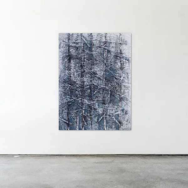 Image of Release by Liudmyla Davydenko, size: 120х160, made of oil/canvas, Painting medium, part of the Isolines series, priced at €3000 Photo 2 of 2.