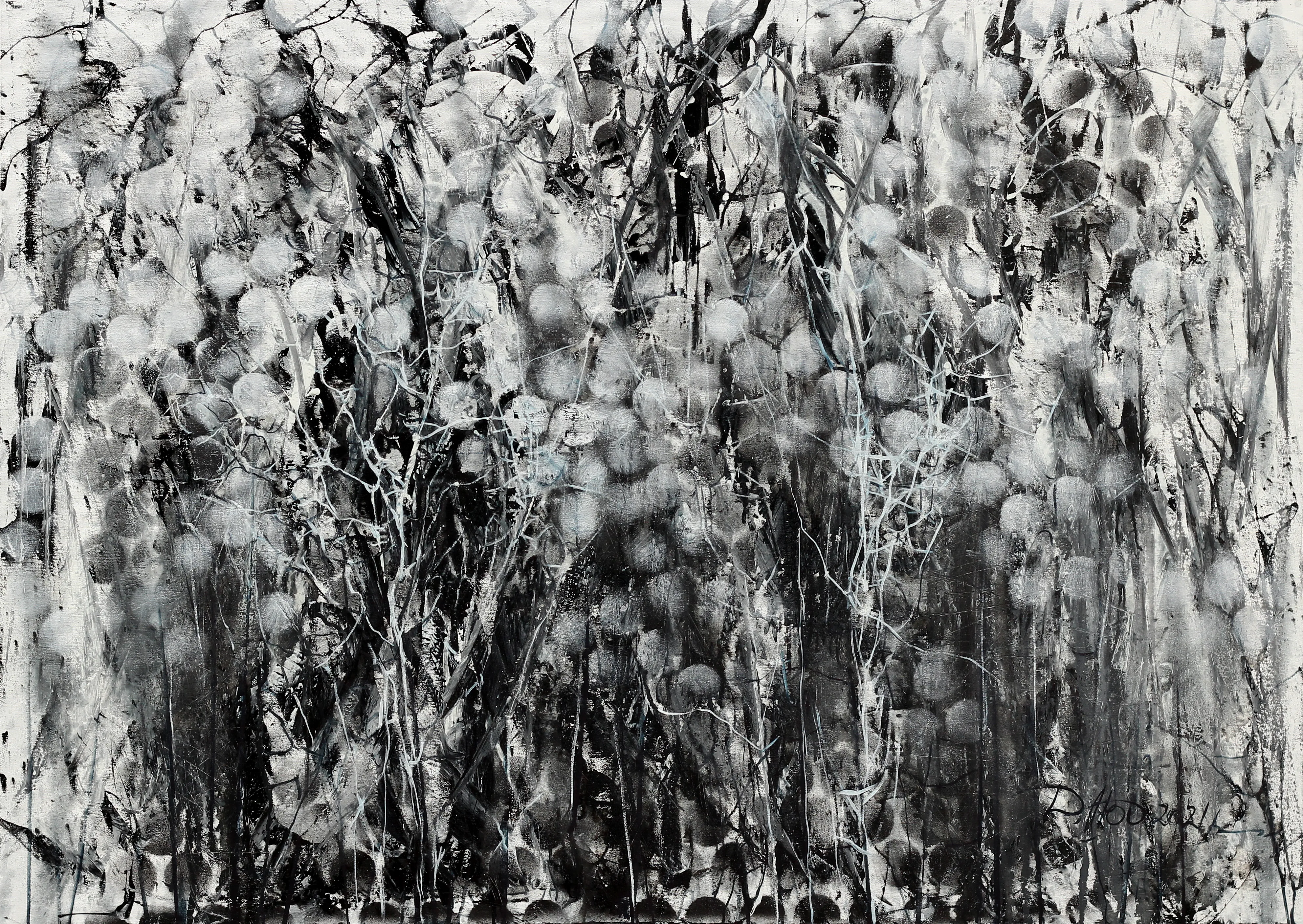 Image of Inversion 2 by Liudmyla Davydenko, size: 100х140, made of oil/canvas, Painting medium, part of the Synergetics series, priced at €2500