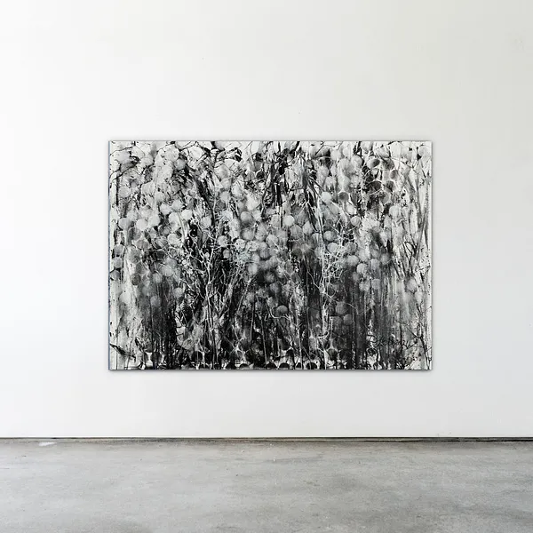 Image of Inversion 2 by Liudmyla Davydenko, size: 100х140, made of oil/canvas, Painting medium, part of the Synergetics series, priced at €2500 Photo 2 of 2.