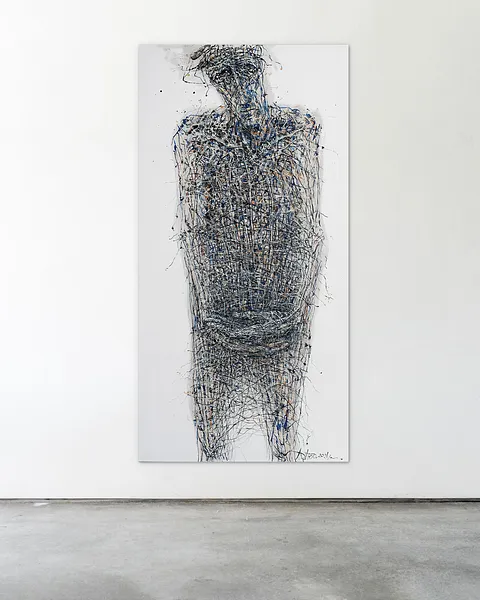 Зображення "Вирішено" від Людмила Давиденко, розмір: 100х200, матеріали: олія/полотно, медіум: Живопис, серія: Голова, ціна: €3500 Фото 2 з 2.