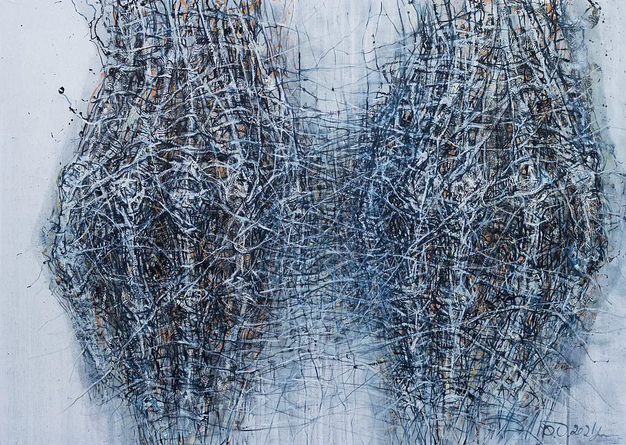 Image of Hands by Liudmyla Davydenko, size: 100х140, made of oil/canvas, Painting medium, part of the Holova/Head series, priced at €2500 Photo 1 of 2.