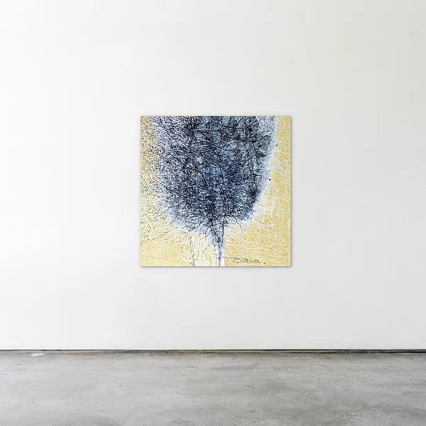 Image of Appearance 2 by Liudmyla Davydenko, size: 100х100, made of oil/canvas, Painting medium, part of the Rhizome series, priced at €1500 Photo 2 of 2.