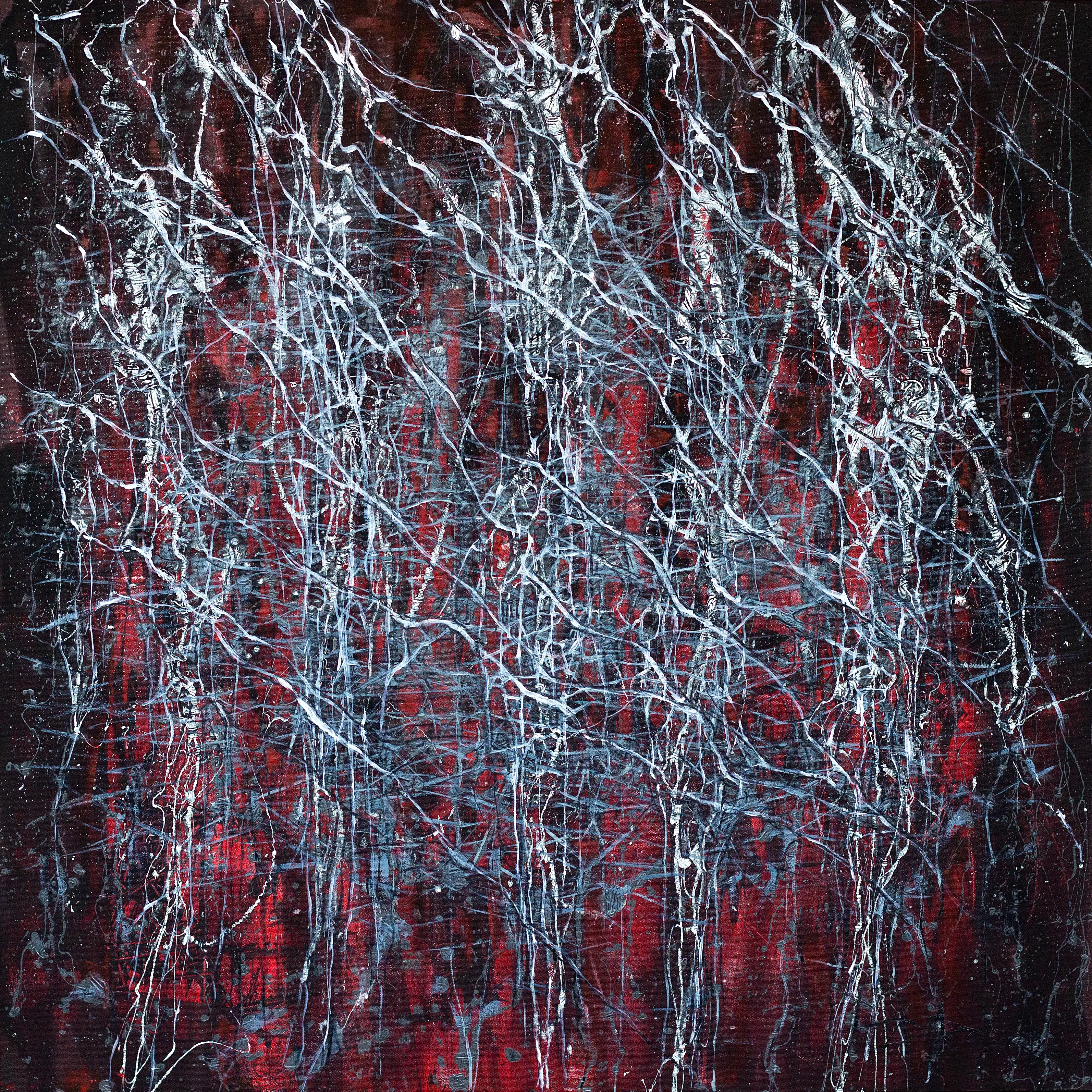 Зображення "Без назви 1" від Людмила Давиденко, розмір: 100х100, матеріали: олія / полотно, медіум: Живопис, серія: Ізолінії, ціна: €1500