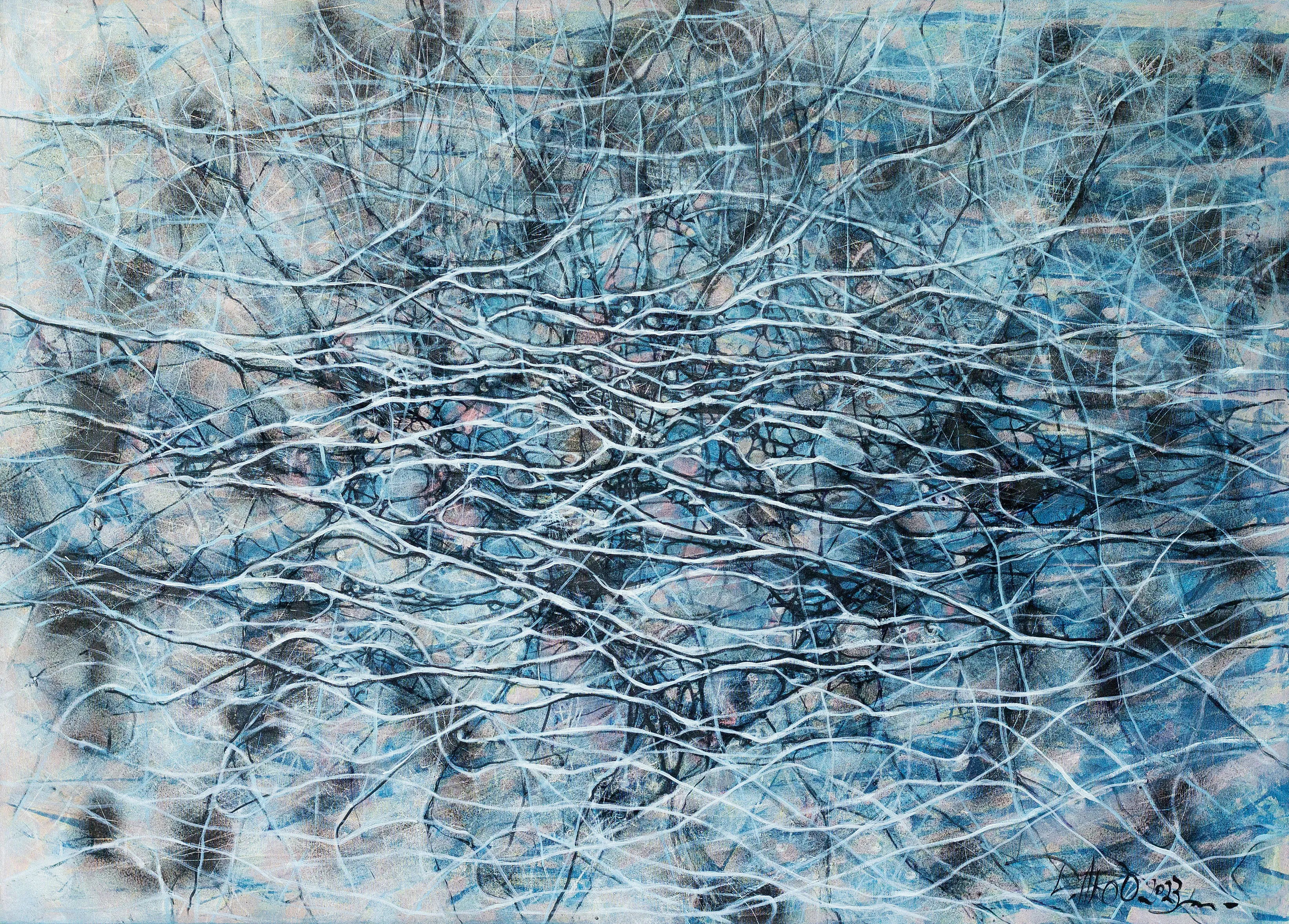 Зображення "Залп" від Людмила Давиденко, розмір: 140х100, матеріали: олія/полотно, медіум: Живопис, серія: Ізолінії, ціна: €2500