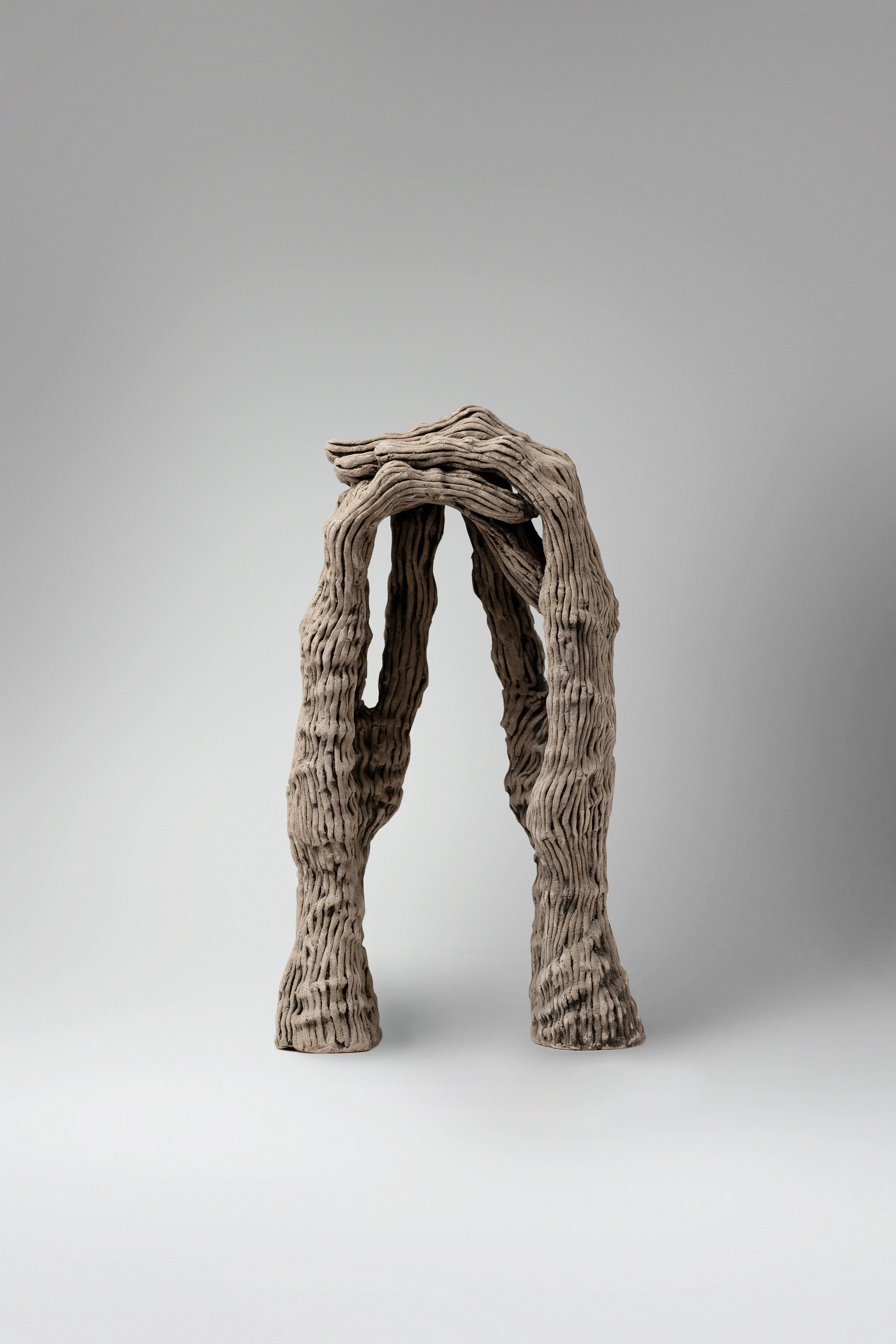 Image of Think by Liudmyla Davydenko, size: 27х14х12, made of chamotte, glaze, Sculpture medium, part of the Holova/Head series, priced at €700 Photo 2 of 4.