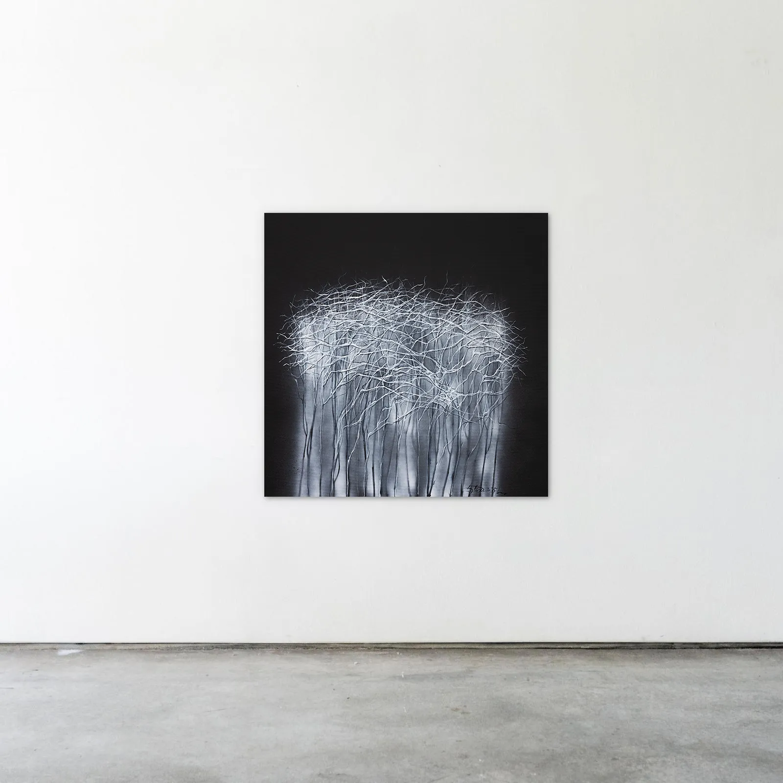 Зображення "State 2" від Людмила Давиденко, розмір: 100x100, медіум: Живопис, серія: Ізолінії, ціна: €1500 Фото 2 з 2.