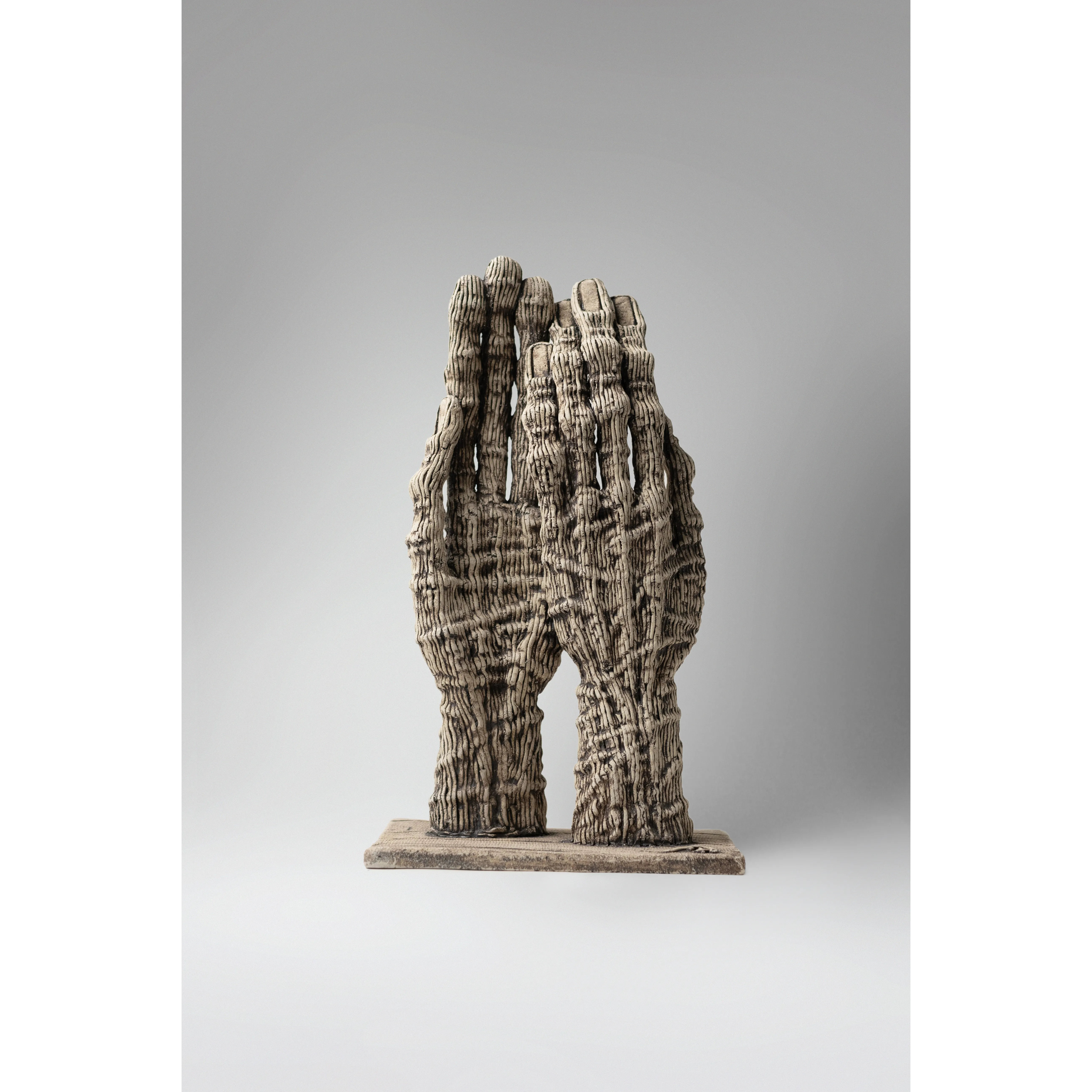 Image of Dance 2 by Liudmyla Davydenko, size: 36х21,5х15, made of chamotte, glaze, Sculpture medium, part of the Holova/Head series, priced at €700